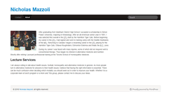 Desktop Screenshot of nicholasmazzoli.com