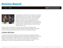 Tablet Screenshot of nicholasmazzoli.com